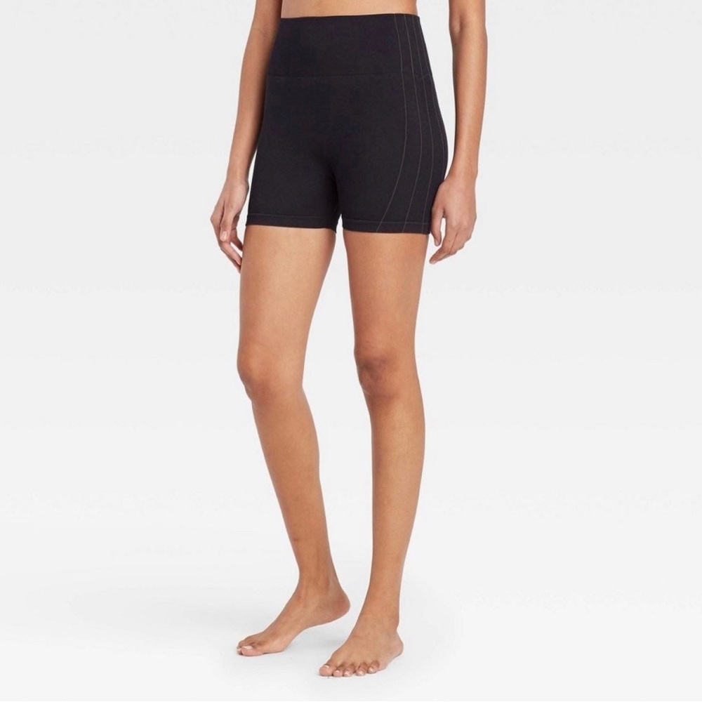JoyLab High-Rise Seamless Bike Shorts 2.5" Black